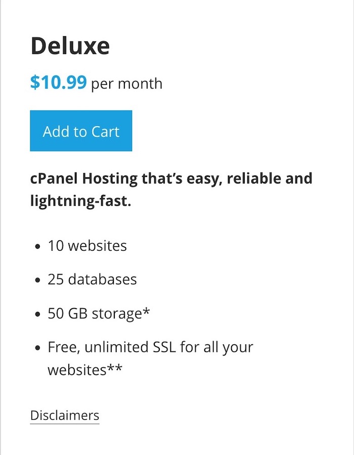 cPanel Deluxe
